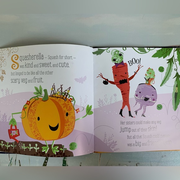 New Squasherella Halloween Children’s Hardcover Book With Necklace🎃 - Picture 8 of 13